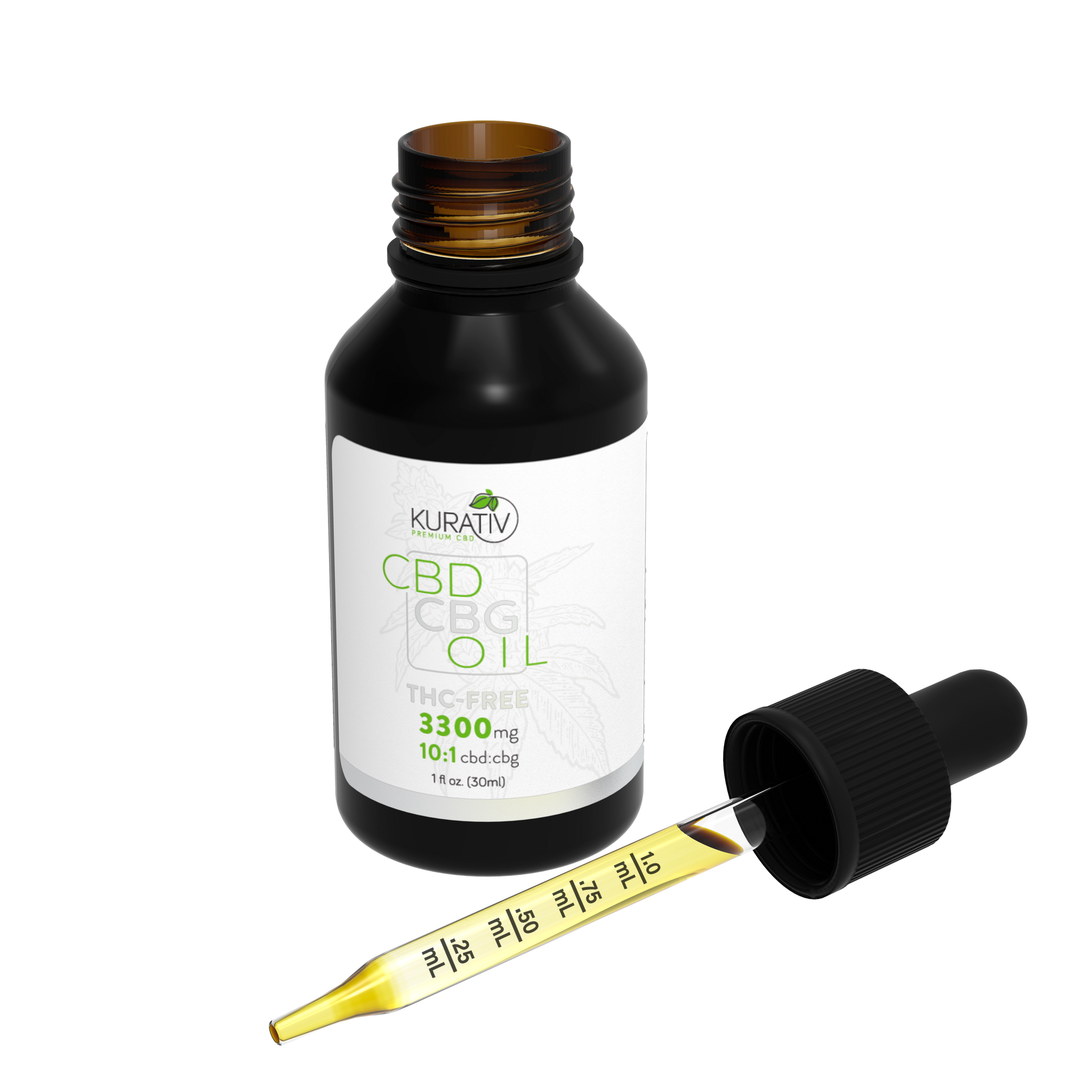 CBD/CBG Oil 3300 THC-Free - Phytorite