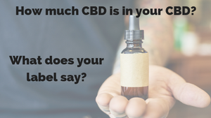 How much CBD is in your CBD?