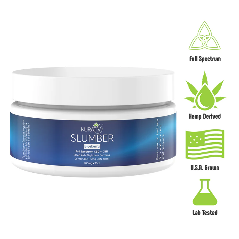 Slumber CBD Gummies – Full Spectrum CBD + CBN Sleep Formula