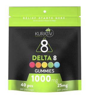 Kurativ Delta-8 THC Gummies 1000mg - PhytoRite