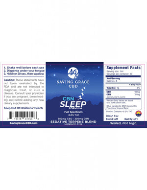 Saving Grace 300 CBN Sleep - Phytorite