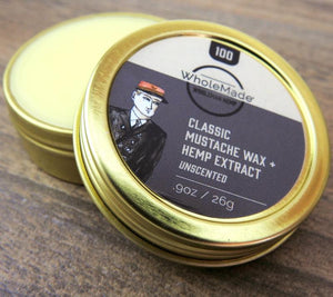 WholeMade Mustache Wax opened - PhytoRite.com