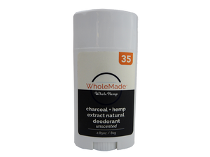 WholeMade Unscented Charcoal Deodorant - PhytoRite